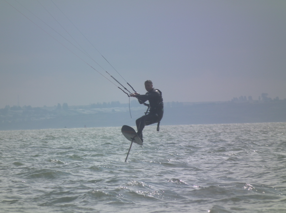 Terry Owning his hydrofoil