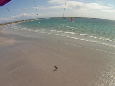 Gott Bay Tiree Ariel View