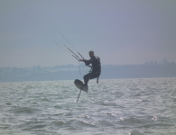 Terry Owning his hydrofoil